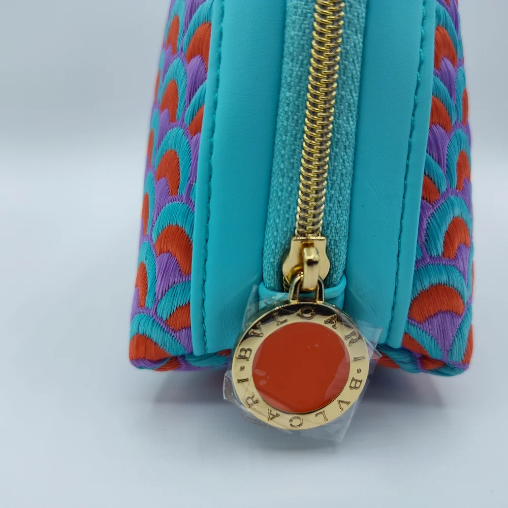 BVLGARI Green Tea Makeup Cosmetic Bag + Lotion Shampoo Conditioner Luxe GWP Set - Picture 8 of 13